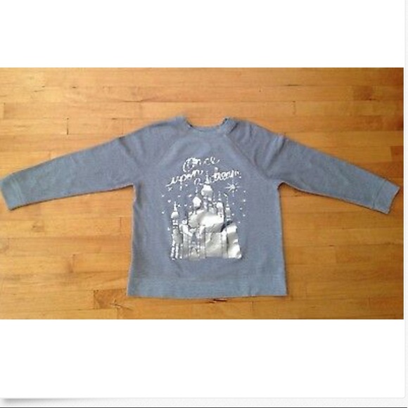 Abercrombie Girls Gray Graphic Sweatshirt Sz 15/16 - Picture 1 of 10